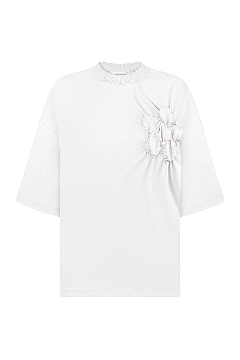 T-shirt w/flower
