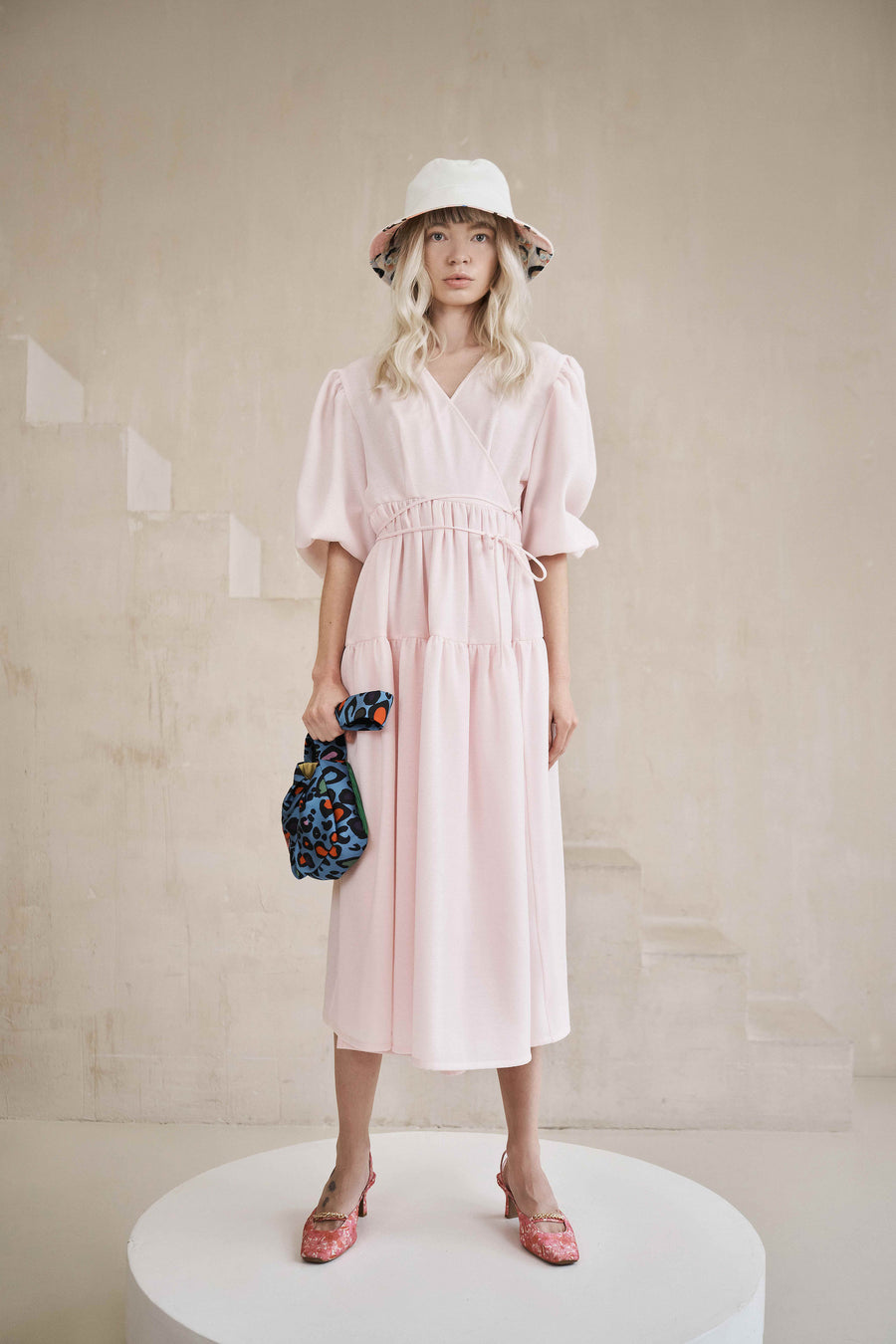 AIRY WRAP DRESS