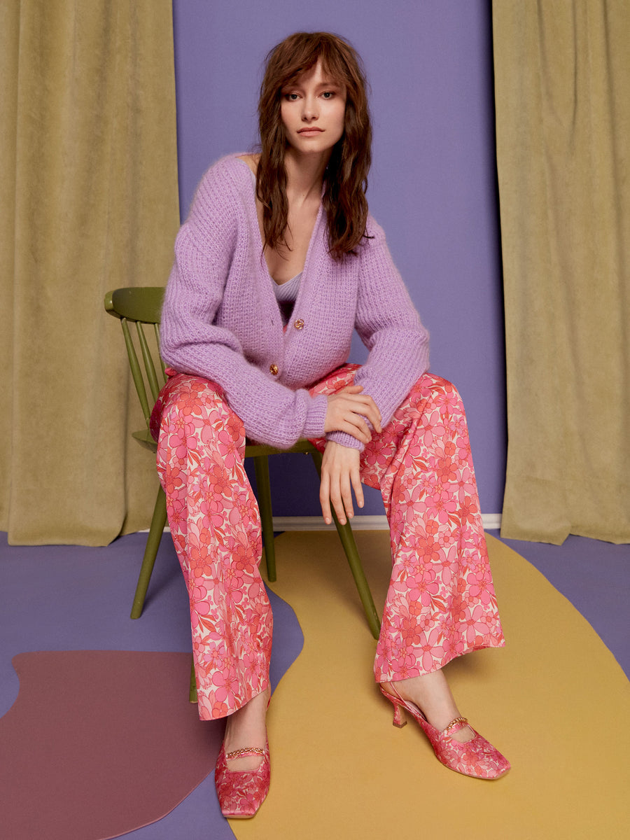 Floral slingback (SAMPLE SALE)