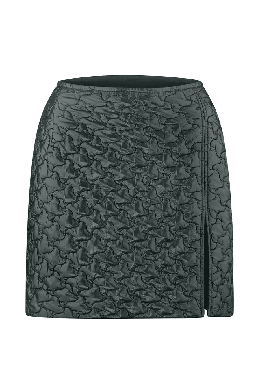 Quilted mini skirt