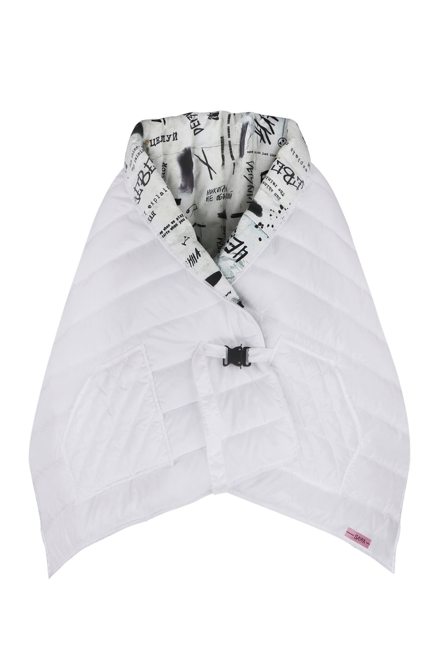 Quilted bologna scarf