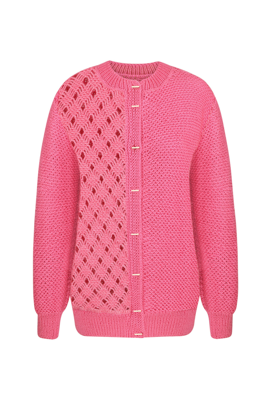 Elongated cardigan