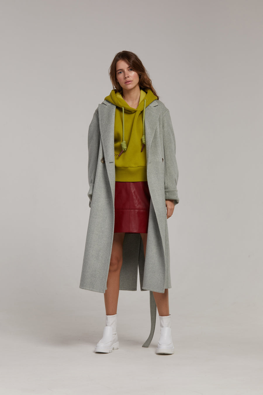 Double-breasted coat