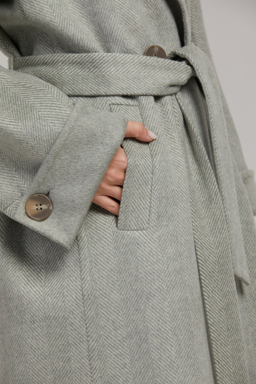 Double-breasted coat