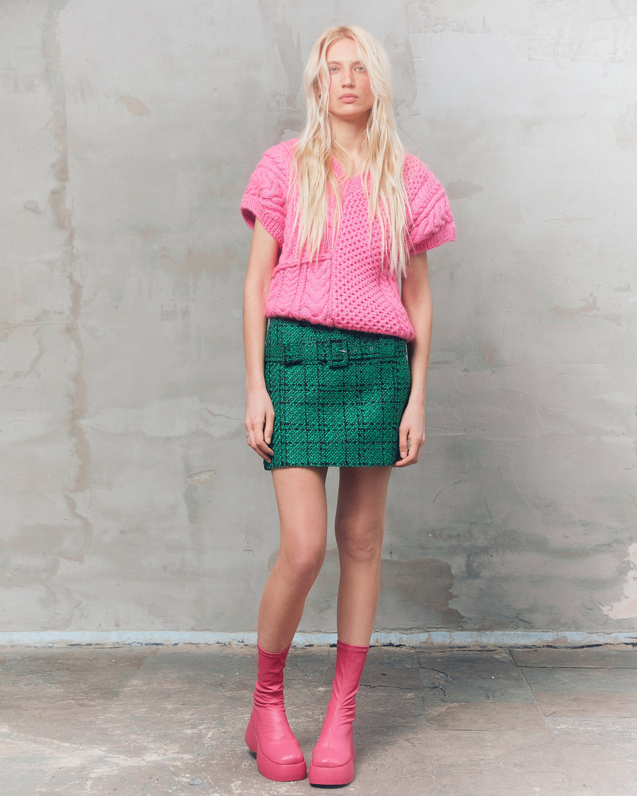 MINI SKIRT w BELT