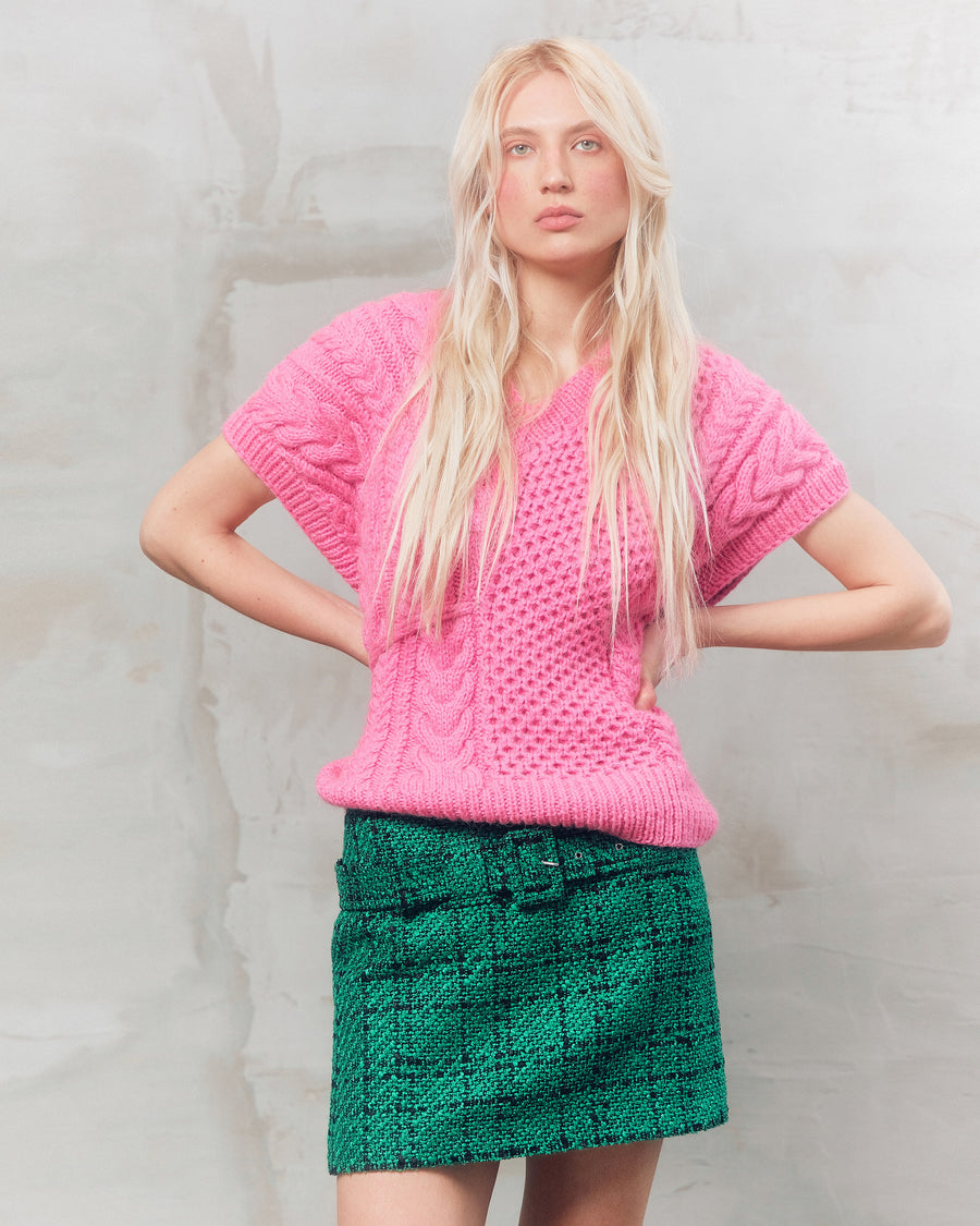 MINI SKIRT w BELT