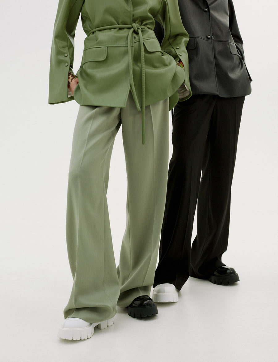Men's style palazzo trousers